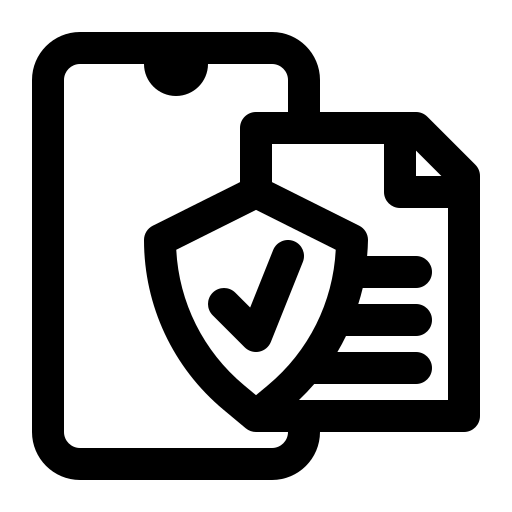 icon données sécurisé
